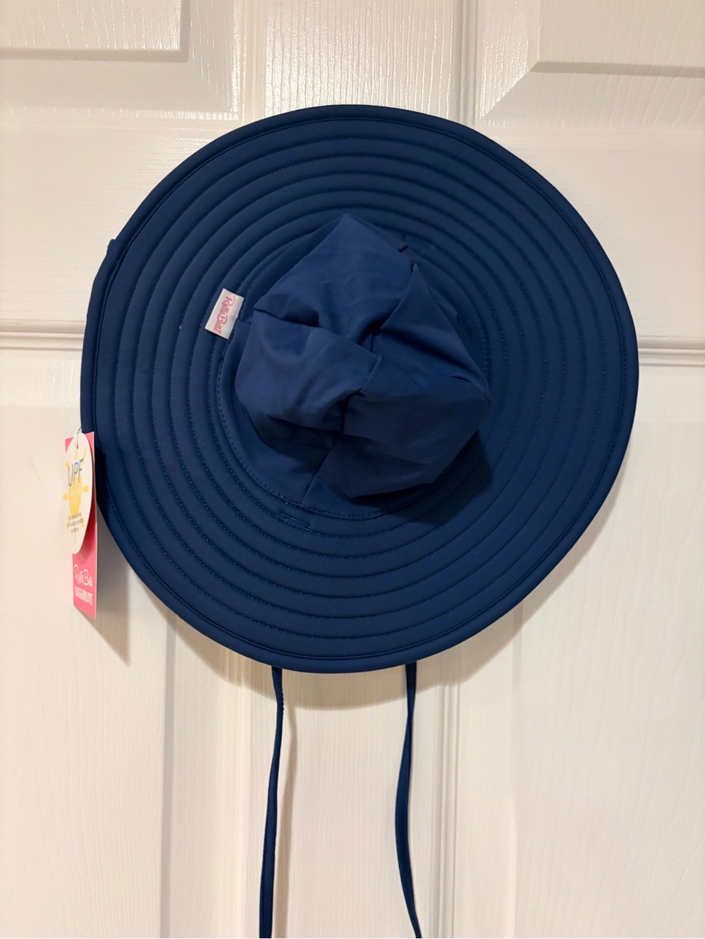 Ruffle Butts NWT Navy Swim Hat Size 0-12 months